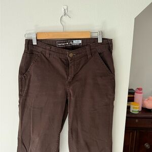 Carhartt Men's Dark Brown Chinos